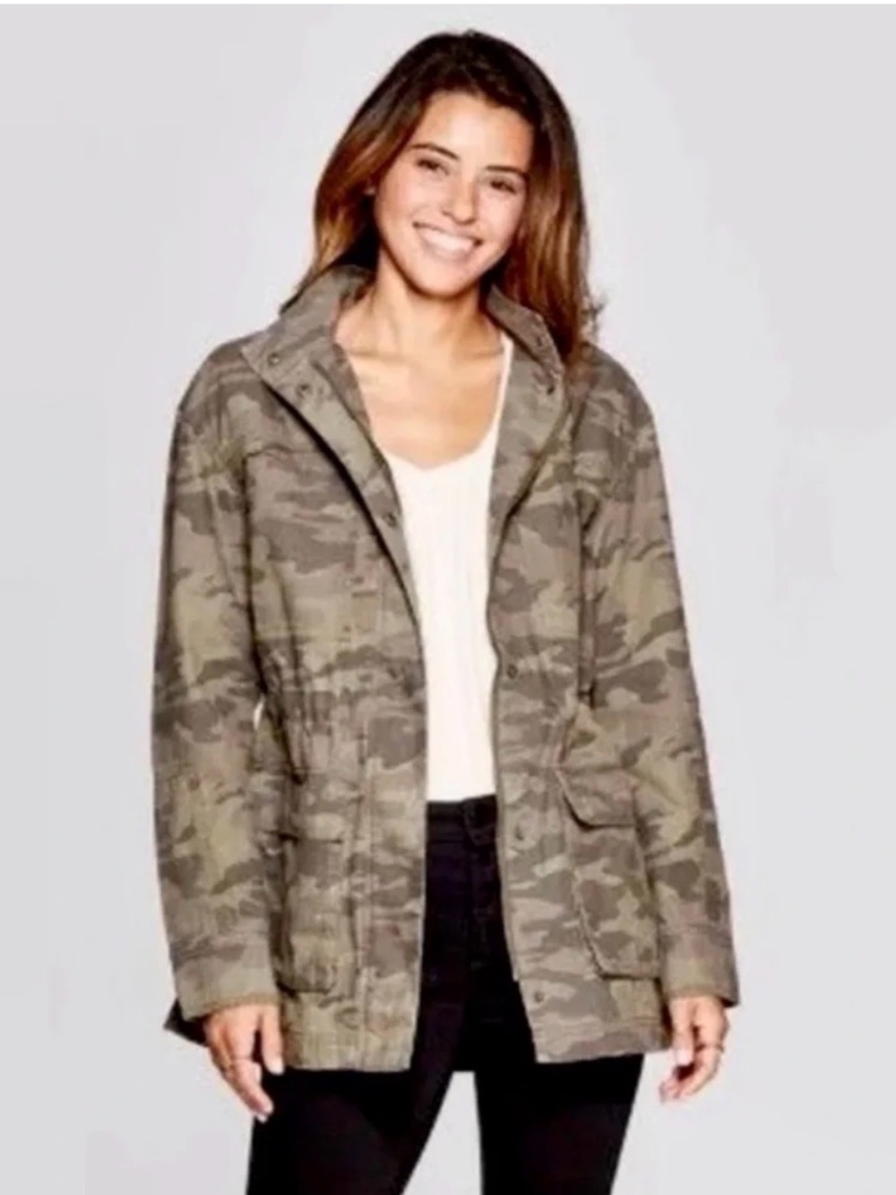 Universal Thread Jacket Women's Size Large Camouflage Canva Utility
Lightweight